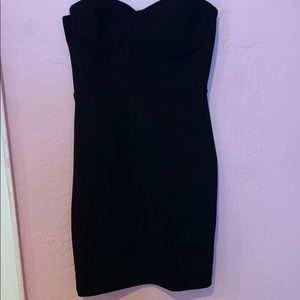 Black shape dress